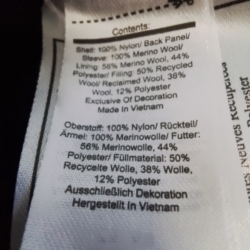 Smartwool Smartloft Hybrid Full-Zip Outdoor Performance Jacket Black - M - Picture 12 of 13